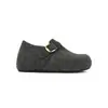 Zapatos Birkenstock Harris Woolen Casa del Tío Suela Gruesa Forro de Felpa Invierno 2025 Calientes Pantuflas de Piel Completamente Cubiertas