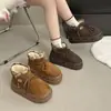 Botines, cálidos, cómodos para hombres y mujeres, adecuados para usar al aire libre, botas de nieve para mujer, otoño/invierno 2026, estilo nuevo con forro de felpa y suelas gruesas, modernos y antideslizantes