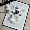 Flores de Boda, Arreglos Pequeños Blancos para Boda, Flores de Seda Decorativas, Arreglos Florales de Fondo, Arcos Florales, Flores Artificiales