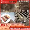Foshan Tubo Cuadrado de Aluminio Fabricante Fuente Madera Grano Ranurado Rejilla de Aluminio Centro Comercial Oficina Techo Colgante Proyecto de Partición Personalización