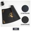 Jogos Americanos de Couro Impresso Personalizados Antiderrapantes na Base em Formato de Leque para Casa, Isolantes de Mesa para Restaurante, Hotel, Jantares Ocidentais, à Prova d'Água e Antiderrapantes