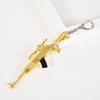 Llavero Metálico de Regalo Pubg Playerunknown's Battlegrounds Camuflaje Dorado 98K Llavero Periférico de Juego Llave de Coche
