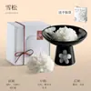 Vela de Aromaterapia con Forma de Flor de Peonía, Hecha a Mano, Natural, Segura, Fácil de Limpiar, Cera de Soja, Fragancia Duradera para Decoración del Día de San Valentín