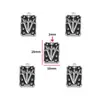 Accesorios para Joyería de Aleación con Goteo de Aceite DIY Colgante de Tarot Collar Pulsera Pendientes Llavero Colgante W441