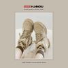 Botas de Nieve Universales Moda para Mujer 2024 Nuevas Botas Antideslizantes Combinan con Todo Moda Botas Martin Engrosadas de Caña Alta Zapatos de Pelo Pelo