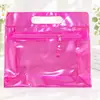 Bolsa de embalaje de PVC de película plástica, bolsa de lavado, bolsa de almacenamiento de archivos de PVC esmerilado, bolsa de cosméticos portátil de PVC
