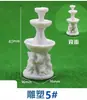 Wx Maquete Arquitetônica Mesa de Areia Escultura Artística Fontes Figuras Animais com Paisagem Ornamentos de Cena de Praça de Jardim Europeu