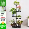 Estante de Flores de Acero Inoxidable Barandilla de Balcón Colgador para Macetas Colgantes Estante de Almacenamiento para Suculentas Colgante en Pared Repisa de Ventana
