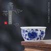 Dehua cerâmica branca alta porcelana azul e branca xícara de chá kung fu conjunto de chá xícara pequena xícara única xícara de chá tigela de chá xícara de chá logotipo