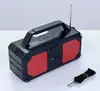 Nuevo Altavoz Bluetooth Portátil Solar Inalámbrico Multifuncional Antena Portátil Audio para Exteriores Explosiones de Comercio Exterior