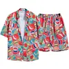 Traje de Desempeño para Jardín de Infantes Estilo Étnico Dai Ropa Familiar Camisa Floral para Hombre y Mujer Manga Corta Retro Hawaiano Ropa Infantil Tendencia
