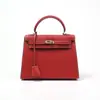Bolso Kelly Piel Genuina 2025 Otoño e Invierno Nuevo Bolso para Mujer Bolso de Mano de Marca Reconocida Bolso de Hombro para Viajes Cotidianos Lujo Ligero Bolso de Gama Alta