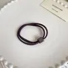 2024 Nuevo Estilo Diadema Trenzada de Doble Capa Goma Elástica Goma para el Cabello Goma para el Cabello de Mujer Diadema Anillo de Goma Juego de Cuero Cola de Caballo Alta