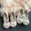 Sapatos pequenos de couro JK sapatos de princesa de peça única moda feminina lolita laço de renda ballet 2026 bico redondo salto baixo lolita