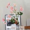 Novas Flores Artificiais para Casamento, Rosas com Múltiplas Cabeças, Decoração de Casa Estilo Chinês, Buquês de Casamento, Flores Artificiais de Parede