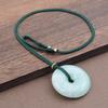 Cordón para Colgante Especial con Hebilla de Seguridad de Nudo Plano Tejido a Mano Cadena de Oro Jadeíta Estilo Fino para Niños Niñas Hombres y Mujeres