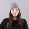 Invierno versión coreana de gorro de punto cálido niñas grueso Baotou casual retro trenzado gorro de lana gruesa fabricantes mayoreo