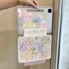 Ángel de Dibujos Animados Gato Kt Adecuado para Cubierta Protectora de Tableta iPad Mini Succión Lateral Air7Y Plegable Pro Lindo 10 Lazo
