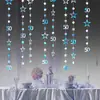 Nueva Decoración de Fondo para Fiesta de Cumpleaños 16 Años 18 Años 30 Años Estrellas de Colores Números Primer Cumpleaños Banderines de Tirar Suministros