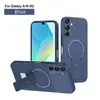 Nova Capa com Suporte Skin-Feel Adequada para Capa de Celular Samsung A16 S26Ultra Suporte Invisível Capa Protetora