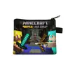 Monedero de Minecraft de Venta Caliente Transfronterizo, Mini Cartera Corta para Niños, Portallaves Portátil para Tarjeta de Acceso, Venta al por Mayor