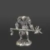 Figurita de Juguete Modelo Soldado Cibernético Tech Punk Futurista de Cobre Sólido Vintage, Adorno de Cobre para Escritorio para Hombres