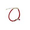 Dulce y Exquisito Collar de Perlas de Manzana Roja Pequeña y Pequeña Elegante Lujo Ligero Sentido de Gama Alta Cadena de Cuello Versátil de Nicho Cadena para Clavícula