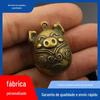 Produtos de cobre de latão fuzhu sino de cobre bonito leitão sino pingente de chaveiro de carro pingente carrilhão de vento