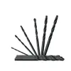 4241 acero de alta velocidad broca helicoidal laminada broca negra accesorios para broca eléctrica perforación hierro aleación de aluminio plástico madera apertura