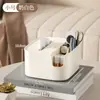Caja de Pañuelos de Escritorio de Lujo Ligero Estilo Nórdico Plástico Creativo Sala de Estar Hotel Oficina Caja de Papel de Gama Alta Impresión de Logo