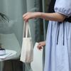 Bolsa Pequena Estilo Fresco Portátil para Copo de Água Bolsa de Mão Bolsa de Lona Portátil Coreana Bolsa de Maquiagem para Menina Bolsa de Mão Bolsa de Armazenamento