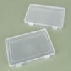 Caja de Embalaje de Plástico de 22cm Caja de Material para Piezas Rectangulares Archivero de Tarjetas Herrajes Exhibidor de Joyería Caja de Almacenamiento