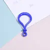 Chaveiro de Cordão Plástico Colorido, Gancho Plástico em Formato de Lâmpada para Acessórios de Bolsa, Gancho para Alça de Ombro, Fornecimento do Fabricante