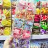 Presilhas de Cabelo Coloridas como Doces, Peroladas e Transparentes com Tema de Frutas, que Brilham no Escuro, para Crianças, Macias e Fofas, Atacado