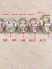 Tuerca Abierta M10, Conector Hexagonal con Ranura en Forma de I de 10 mm, Tuerca de Conexión para Tubo de Lámpara, Varilla Roscada para Canalización de Cables