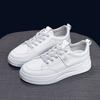 Nuevas Zapatillas Blancas de Malla Transpirable Versátiles de Verano 2026 para Mujer, Zapatos Deportivos Casuales de Malla con Cordones y Suela Gruesa