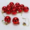Bola de Navidad de dragón y tigre al por mayor transfronteriza 3 cm Bola colgante para decoración de árbol de Navidad bola brillante mate con purpurina Día de Año Nuevo