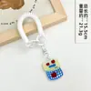 Chaveiro Criativo de Acrílico com Corda de Mola Lanyard para Bolsa Masculino e Feminino Corda Elástica Anti-Perda Retrátil Corrente para Celular Fabricante