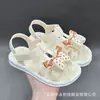 Sandalias de Verano de Nuevo Estilo para Niñas, Venta al por Mayor Transfronteriza, Sandalias de Playa Dulces de Princesa con Velcro para Estudiantes