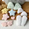 Cuero PU Felpa Grabado Alas de Murciélago Diablo Material Hecho a Mano DIY Decoración Lolita Accesorios de Abanico de Soporte