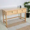 Escritorio de madera maciza integrado sin montaje, escritorio de oficina y silla con cajones, escritorio simple para el hogar, escritorio de estudio