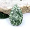 Cristal Natural Multifacetado Sem Furo Gota d'Água 30*18mm Contas Soltas Pingente Gota d'Água Plano Dupla Face Acessórios para Joias DIY
