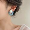 2025 Nuevo Aroma Aretes de Flores Frescas Primavera y Verano Lujo Ligero Nicho Aretes Diseño Versátil Aretes de Alta Gama