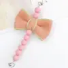 Pulsera de Lazo de Felpa Acrílica Nueva Zhuzi Accesorios de Joyería para Fundas de Teléfono Móvil Lazo de Lana de Invierno