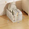 Caja de almacenamiento para libros con ruedas, perfecta para dormitorios estudiantiles, se puede colocar debajo del escritorio para guardar mochilas, un organizador móvil y práctico