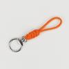 Llavero Trenzado de Cuerda de Paracaídas Metal Colgante Rápido Anillo Colgante Cuerda de Mano Cuerda para Llaves Cuerda de Cola Lanyard Corto Llavero
