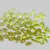Cabochões de pedra preciosa peridoto natural, vários tamanhos, pedras de cravação para joias de alta qualidade, produtos semiacabados em estoque, atacado de fábrica