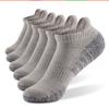 Calcetines cortos personalizados para hombre, calcetines de running de rizo grueso, calcetines de algodón tipo barco, antideslizantes, absorbe el sudor, transpirables, deportivos, suministro directo de fábrica