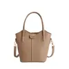 Bolso Cesta de Verduras Portátil Estilo Coreano Ins Retro para Mujer Otoño 2026 Nuevo Bolso Cruzado Cubo de Gama Alta para el Trabajo