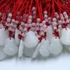 Fivela de segurança de jade sintético suprimento para barraca exposição de templo presente pingente de fivela de segurança vidro jade branco sintético fabricantes de fivelas de segurança